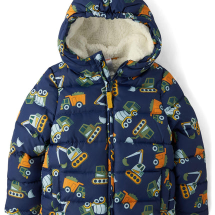 Gymboree boys And Toddler Puffer Jacket, Tidal Con