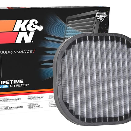 K&N Premium Cabin Air Filter: High Performance, Wa
