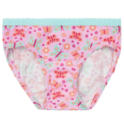 Fruit of the Loom Girls' Cotton Hipster (12-Pack Bundle) Underwear, Assorted, 4-5 Years (Pack of 12)