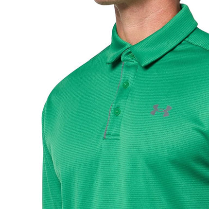 Under Armour Men's Tech Golf Polo, (305) Team Kelly Green / / Pitch Gray, Medium