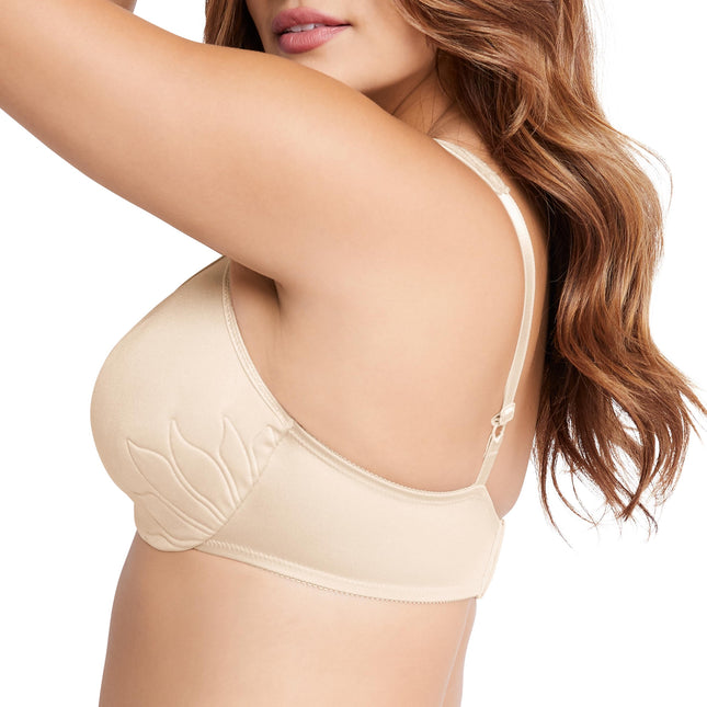Soutien-gorge à armatures Bali Live It Up, soutien-gorge gainant sans coutures avec bretelles rembourrées, soutien-gorge T-shirt couvrant pour le quotidien, Taupe clair, 38 E