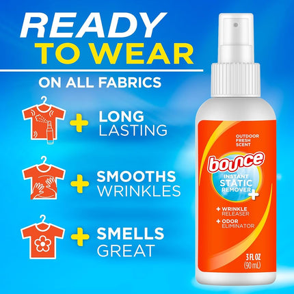 Bounce Rapid Touch-Up 3-In-1 Wrinkle Release Spray 3 oz