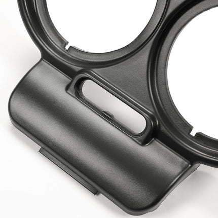 Cache de jauge HECASA compatible avec Harley-Davidson Road Glide 1998-2013, tableau de bord, carénage supérieur, carénage de tachymètre, garniture de lunette de jauge de vitesse, noir, remplacement pour 67923-98B 21906