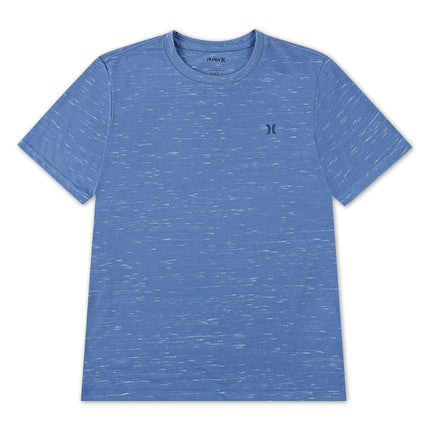 Hurley Boys' Soft Basic Cloud Slub T-Shirt, Shoreline Blue, Large
