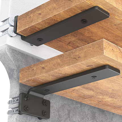 Goovilla Shelf Bracket, Heavy Duty Floating Shelf 