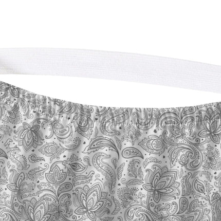 Elegant Comfort Softest and Coziest 4-Piece Sheet Set - 1500 Premium Hotel Quality Microfiber - Deep Pocket, Wrinkle Resistant 4-Piece Paisley Pattern Bed Sheet Set, Twin, Paisley Gray