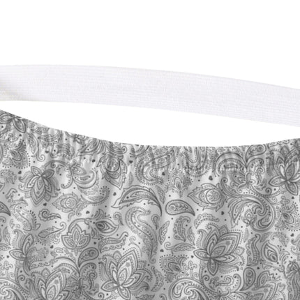 Elegant Comfort Softest and Coziest 4-Piece Sheet Set - 1500 Premium Hotel Quality Microfiber - Deep Pocket, Wrinkle Resistant 4-Piece Paisley Pattern Bed Sheet Set, Twin, Paisley Gray