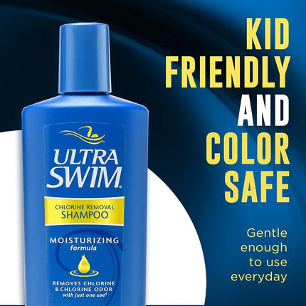 UltraSwim Chlorine Removal Shampoo, Moisturizing Formula (Packaging may vary), blue, 7 Fl Oz (Pack of 1)