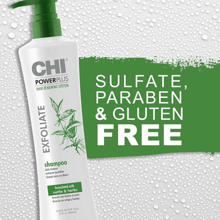 CHI Power Plus Exfoliate Shampoo by CHI for Unisex - 32 oz Shampoo, 946.37 millilitre