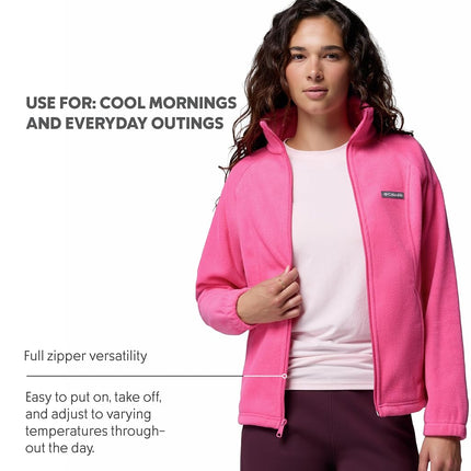 Columbia Women's Plus Benton Springs Full Zip Fleece Jacket, Nico, 3X