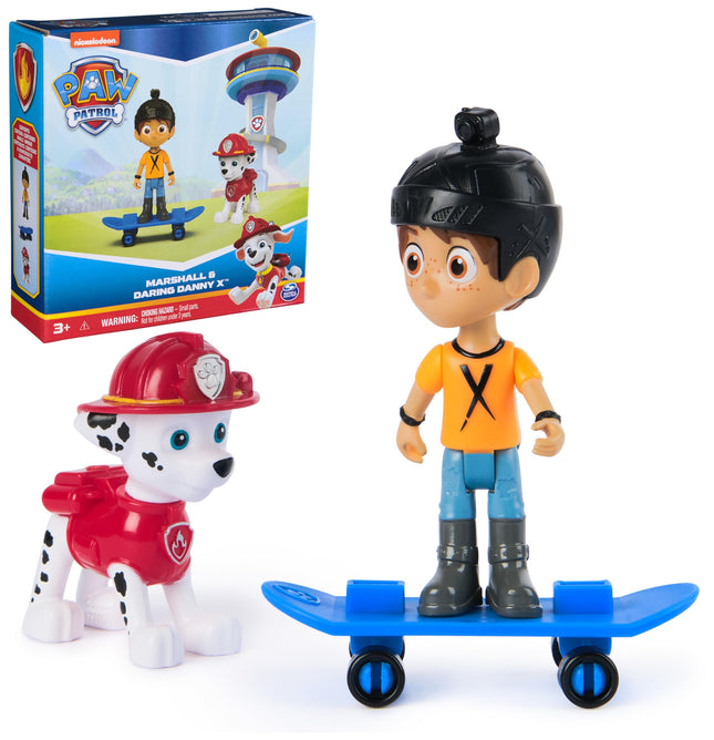 Paw Patrol Marshall and Daring Danny X Figures set