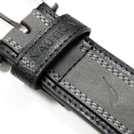 Nautica Men's Casual Belt, Grey, 44