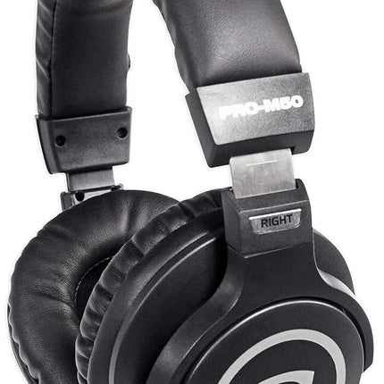 Rockville PRO-M50 Studio Headphones with Detachable Coil Cable