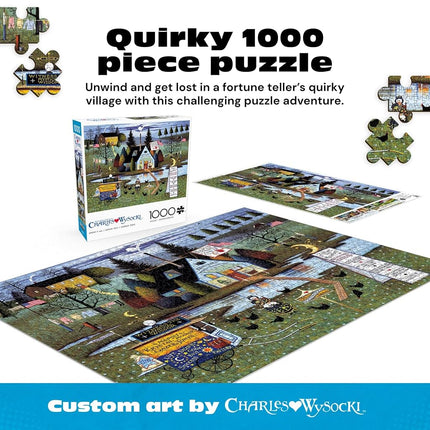 Buffalo Games - Charles Wysocki - Sabelotodo - Rompecabezas de 1000 Piezas para Adultos, Rompecabezas Desafiante, Perfecto para Noches de Juego - El Tamaño del Rompecabezas Terminado es 26.75 x 19.75