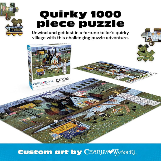 Buffalo Games - Charles Wysocki - Know it All - 1000 Piece Jigsaw Puzzle for Adults Challenging Puzzle Perfect for Game Nights - Finished Puzzle Size is 26.75 x 19.75