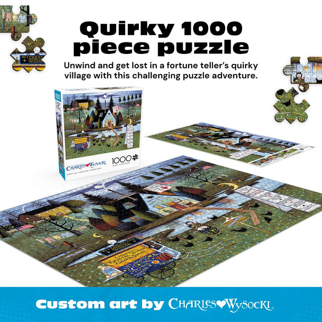 Buffalo Games - Charles Wysocki - Know it All - 1000 Piece Jigsaw Puzzle for Adults Challenging Puzzle Perfect for Game Nights - Finished Puzzle Size is 26.75 x 19.75