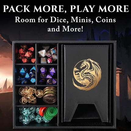 Soar Forge All-in-One Game Roamer - Dice Tray & Tower for DND and RPG