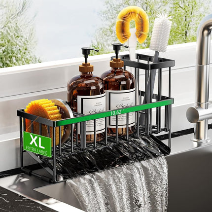 Cisily Extra Large Kitchen Sink Caddy Organzier wi