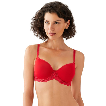 Wacoal Women's Embrace Lace Contour Bra, Equestrian Red, 36E