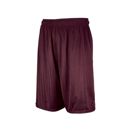 Russell Athletic Big Boys' Youth Mesh Short Maroon