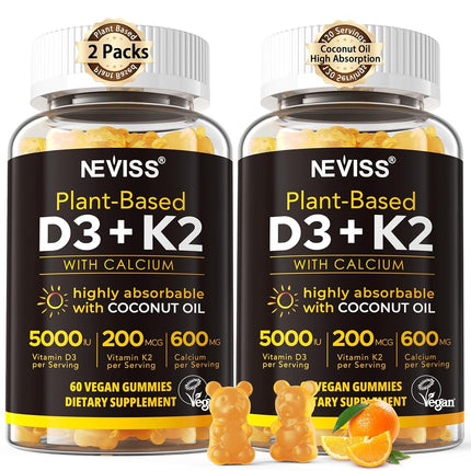 Vitamin D3 K2 Gummies - Vitamin D3 5000iu & K2 Vit