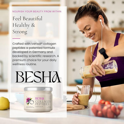 Verisol Collagen Bioactive Peptides (Natural Collagen Powder) Made in Germany - 2 Month Supply