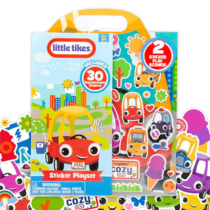 Repositionable Little Tikes Sticker Playset � Car & Truck Stickers for Kids Ages 3+