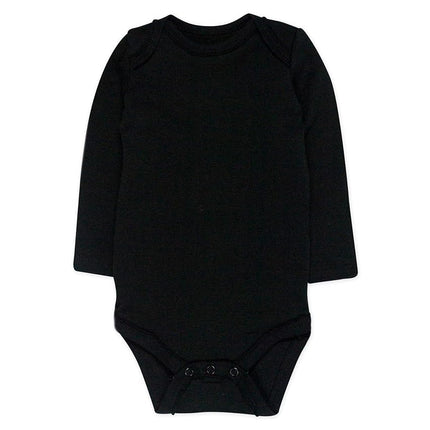 HonestBaby Baby 5-Pack Organic Cotton Long Sleeve Bodysuits, Pattern Play, 3-6 Months