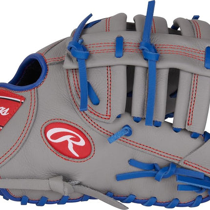 Rawlings | Select PRO LITE Series Youth Baseball Glove | First Base Mitt | 11.5' | RHT | Freddie Freeman - Single Post Web - Grey