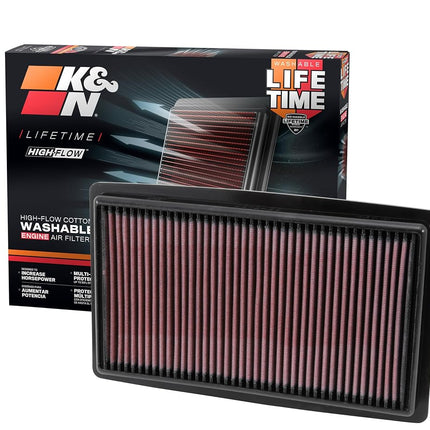 K&N Filters 33-2499 Washable and Reusable Car Air Filter