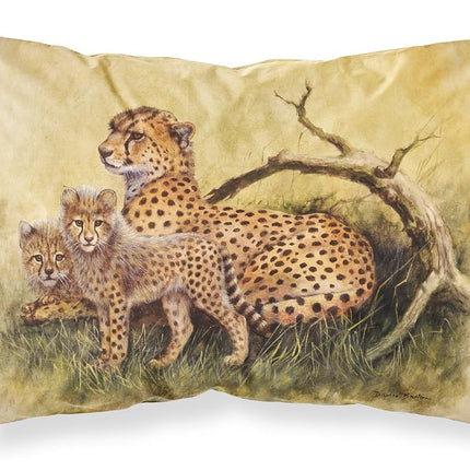 Caroline's Treasures Cheetahs by Daphne Baxter Fabric Standard Pillowcase BDBA0113PILLOWCASE, Multicolor