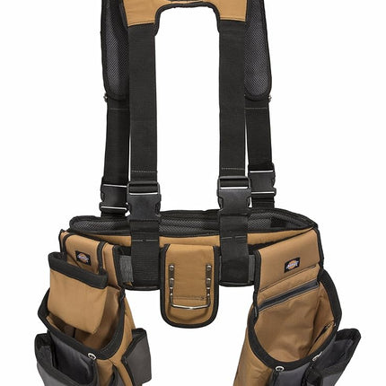 Dickies 4-Piece Carpenter's Rig, Padded Tool Belt 