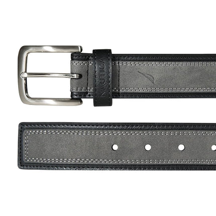 Nautica Men's Casual Belt, Grey, 44