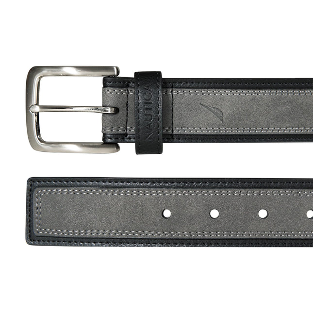 Nautica Men's Casual Belt, Grey, 44
