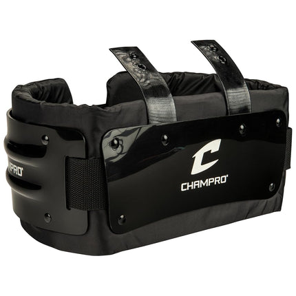 Protège-côtes Champro adulte, taille M, noir - Convient aux joueurs pesant environ 45-73 kg