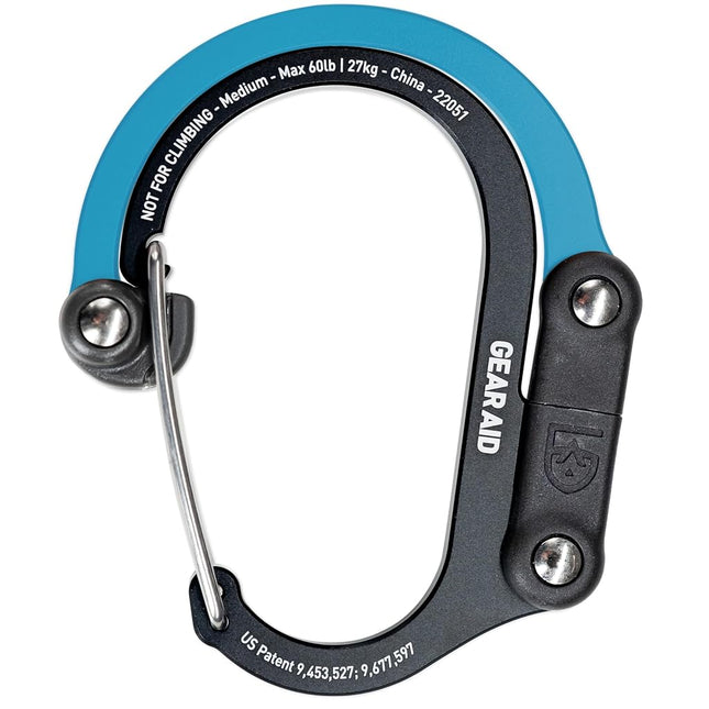 Gear AID HEROCLIP Carabiner Gear Clip and Hook (Me