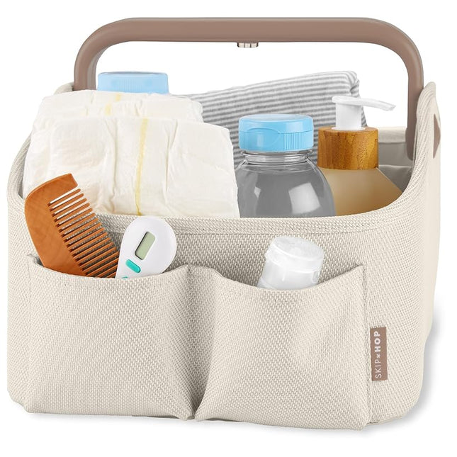 Nursery Style Diaper Caddy- Cream