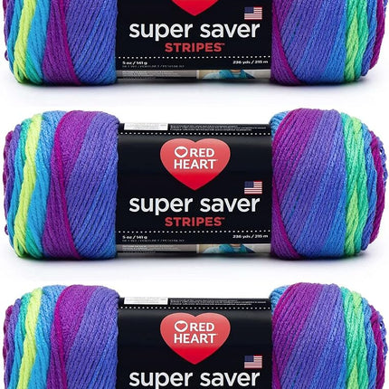 Red Heart Yarn, Parrot Stripe