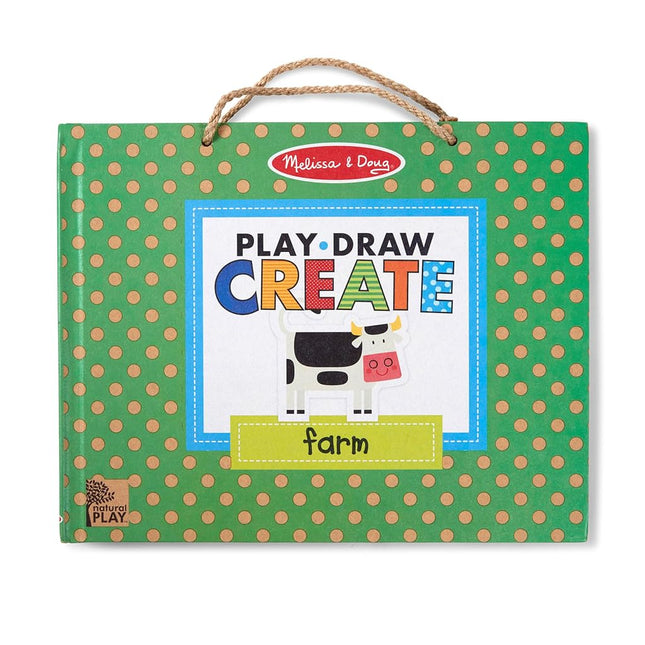 Play, Draw, Create - Farm Fun [Toy] [Sep 24, 2019] Melissa & Doug