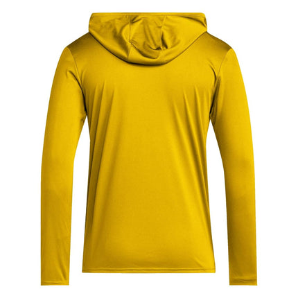 adidas Men's NCAA Designed for Training Lightweight Hoodie Sweatshirt, Team Collegiate Gold/Black/Grambling State Universtiy, 4XL