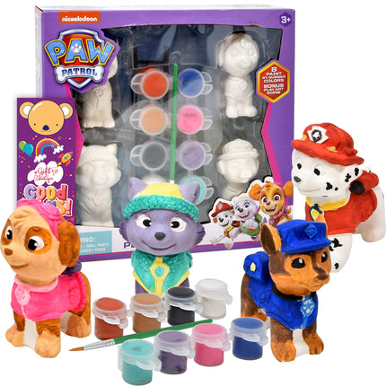 Paw Patrol Paint Your Own Figurines Art Craft Set,