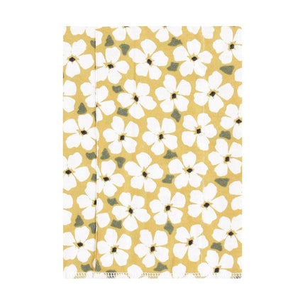 Hudson Baby Unisex Baby Cotton Flannel Burp Cloths, Sage Floral, One Size