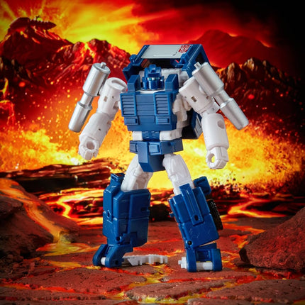 TRANSFORMERS - Generations - War for Cybertron: Kingdom - 5.5inch WFC-K32 Autobot Pipes - Deluxe Class - Collectible Action and Toy Figures - Toys for Kids - Boys and Girls - F0682 - Ages 8+