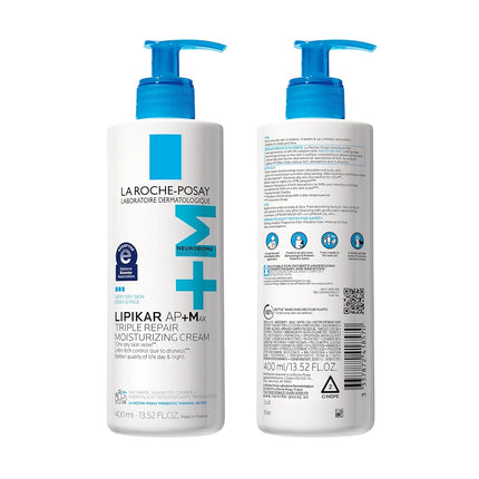 La Roche-Posay Lipikar Baume Ap+M Triple Action Body Moisturiser For Dry Skin 400ml