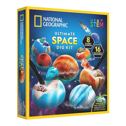 National Geographic Ultimate Space Dig Kit – 8 Pla