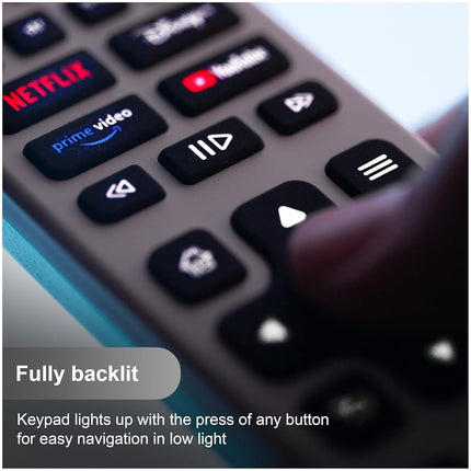 GE Rechargeable tv Remote and Control, Universal Remote for Samsung, Apple, Sony, Roku, LG Smart TVs, 4-Device, 80984