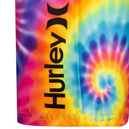 Traje de baño de 2 piezas Hurley para niños, verde/teñido anudado, 4