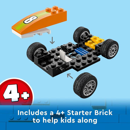 LEGO City Race Car 60322 Building Kit; Fun Toy Designed for Kids Aged 4 and up (46 Pieces)