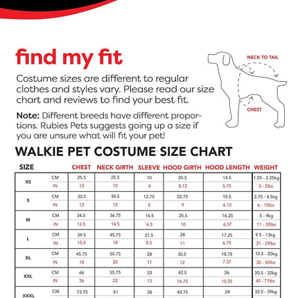 Déguisement pour animaux de compagnie Rubie's Loup-garou, taille M