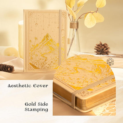 MGGAO Dotted Journal for Women Men, A5 Hardcover Dot Notebook